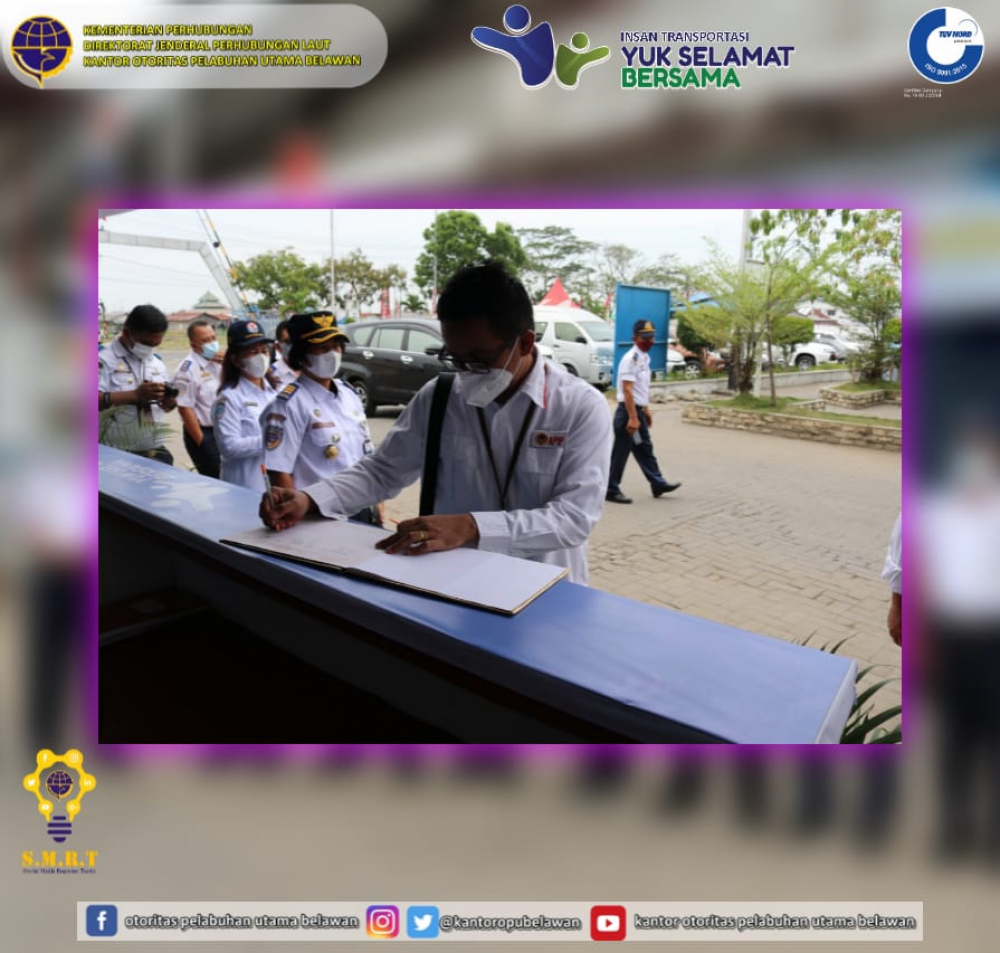Kunjungan Inspektur III Dalam Rangka Monitoring dan Evaluasi Pengendalian Transportasi Selama Masa Idul Fitri Tahun 2021 (1442 H) Sesuai IM Nomor 3 Tahun 2021