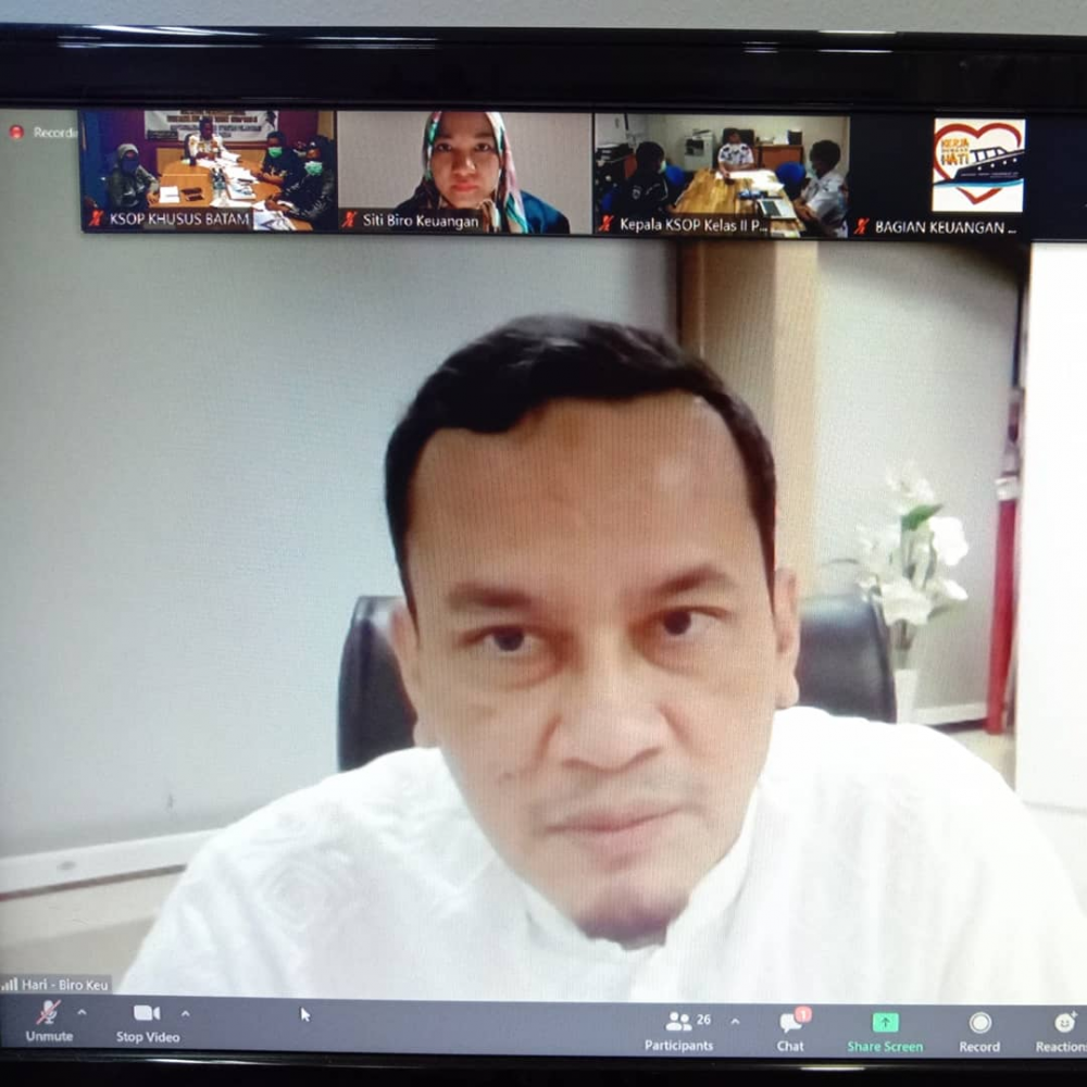 Rapat Pembahasan Kegiatan Pembangunan Gedung Kantor KSOP Khusus Batam TA. 2021-2022