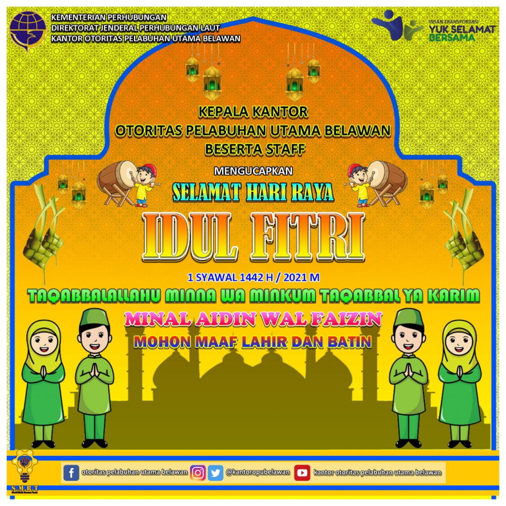 “Selamat Hari Raya Idul Fitri Tahun 2021 (1442 H)”
