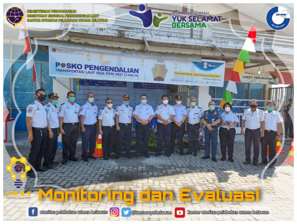 “Monitoring dan Evaluasi Pengendalian Transportasi Idul Fitri Tahun 2021 (1442 H)”