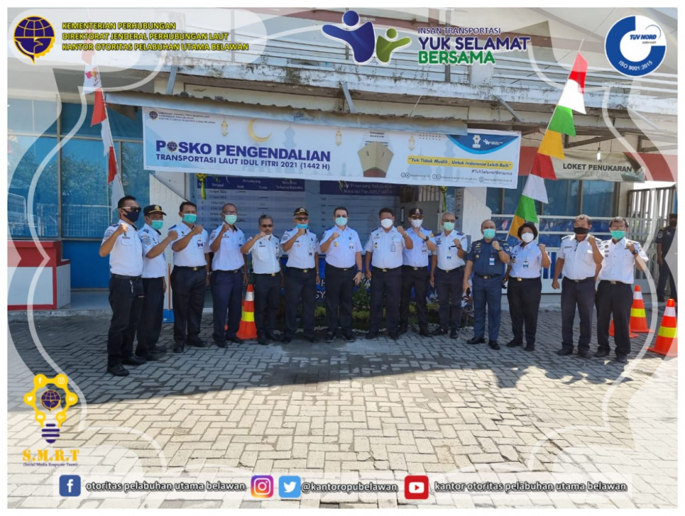 “Monitoring dan Evaluasi Pengendalian Transportasi Idul Fitri Tahun 2021 (1442 H)”