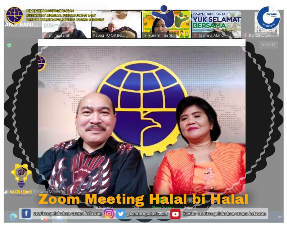 “Kegiatan Halal Bihalal melalui Aplikasi Zoom Meeting ”