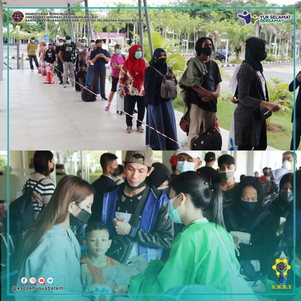 Suasana Terminal Domestik Sekupang Pasca Peniadaan Mudik