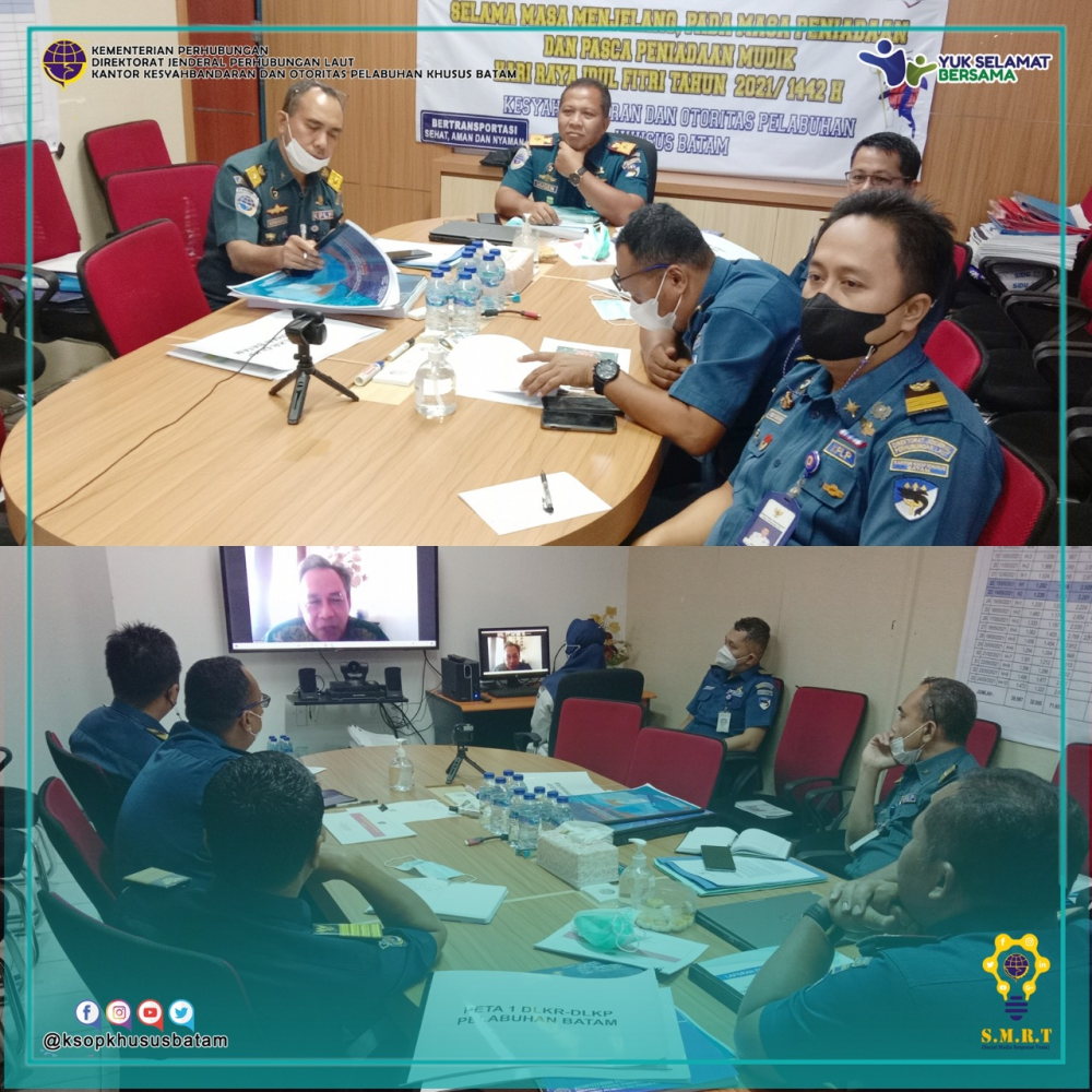 Rapat Koordinasi Pembahasan Rencana Induk Pelabuhan (RIP) Batam