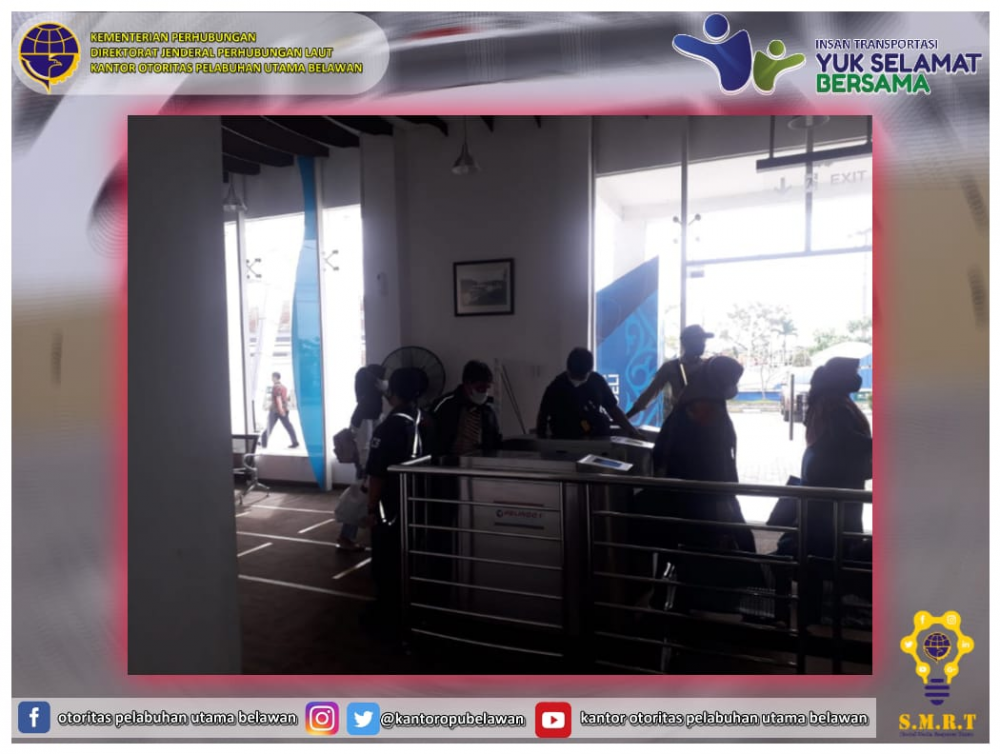"Keberangkatan Kapal KM. Kelud di Terminal Penumpang Pelabuhan Belawan”
