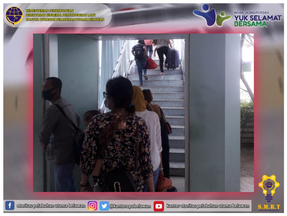 "Keberangkatan Kapal KM. Kelud di Terminal Penumpang Pelabuhan Belawan”