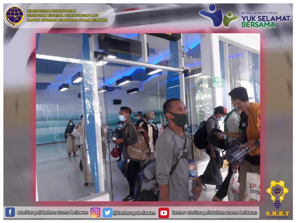 "Keberangkatan Kapal KM. Kelud di Terminal Penumpang Pelabuhan Belawan”
