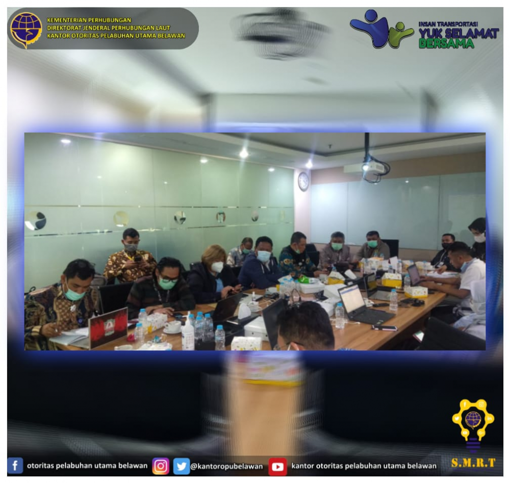 “Rapat Evaluasi Bersama Hasil Uji Coba Pengoperasian Terminal Petikemas Belawan Fase 2”