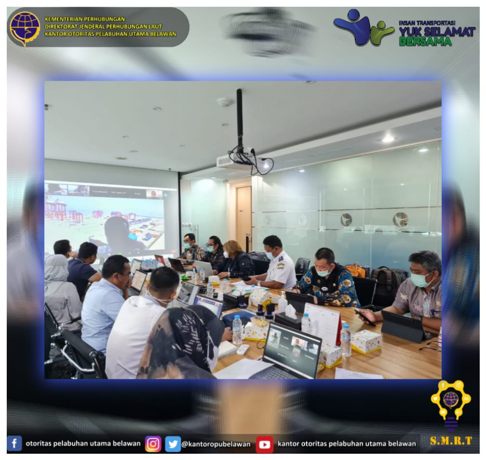 “Rapat Evaluasi Bersama Hasil Uji Coba Pengoperasian Terminal Petikemas Belawan Fase 2”