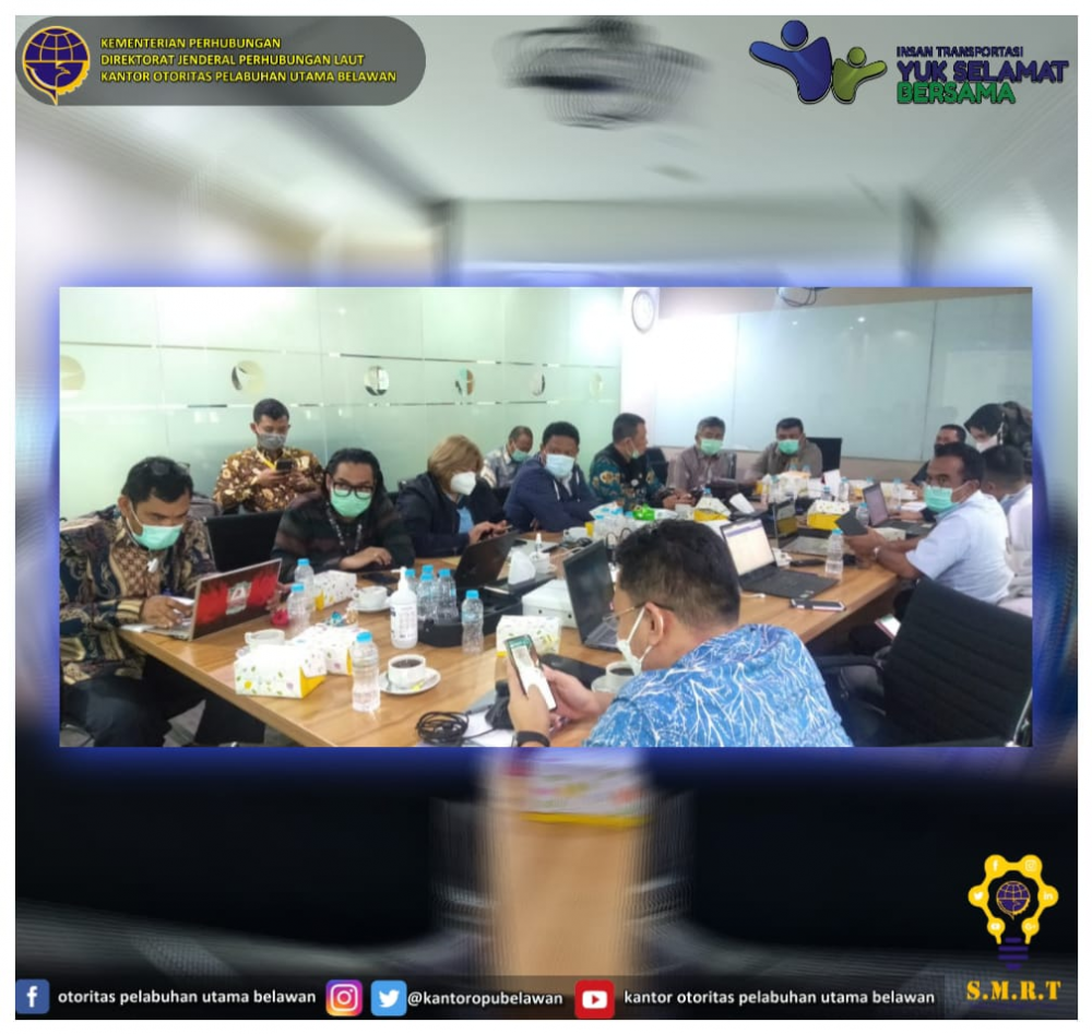 “Rapat Evaluasi Bersama Hasil Uji Coba Pengoperasian Terminal Petikemas Belawan Fase 2”