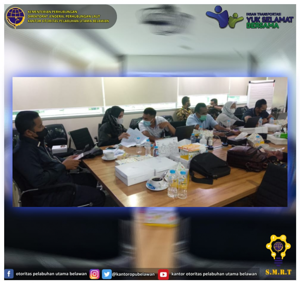 “Rapat Evaluasi Bersama Hasil Uji Coba Pengoperasian Terminal Petikemas Belawan Fase 2”