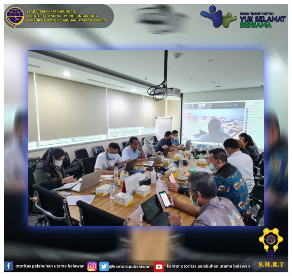 “Rapat Evaluasi Bersama Hasil Uji Coba Pengoperasian Terminal Petikemas Belawan Fase 2”