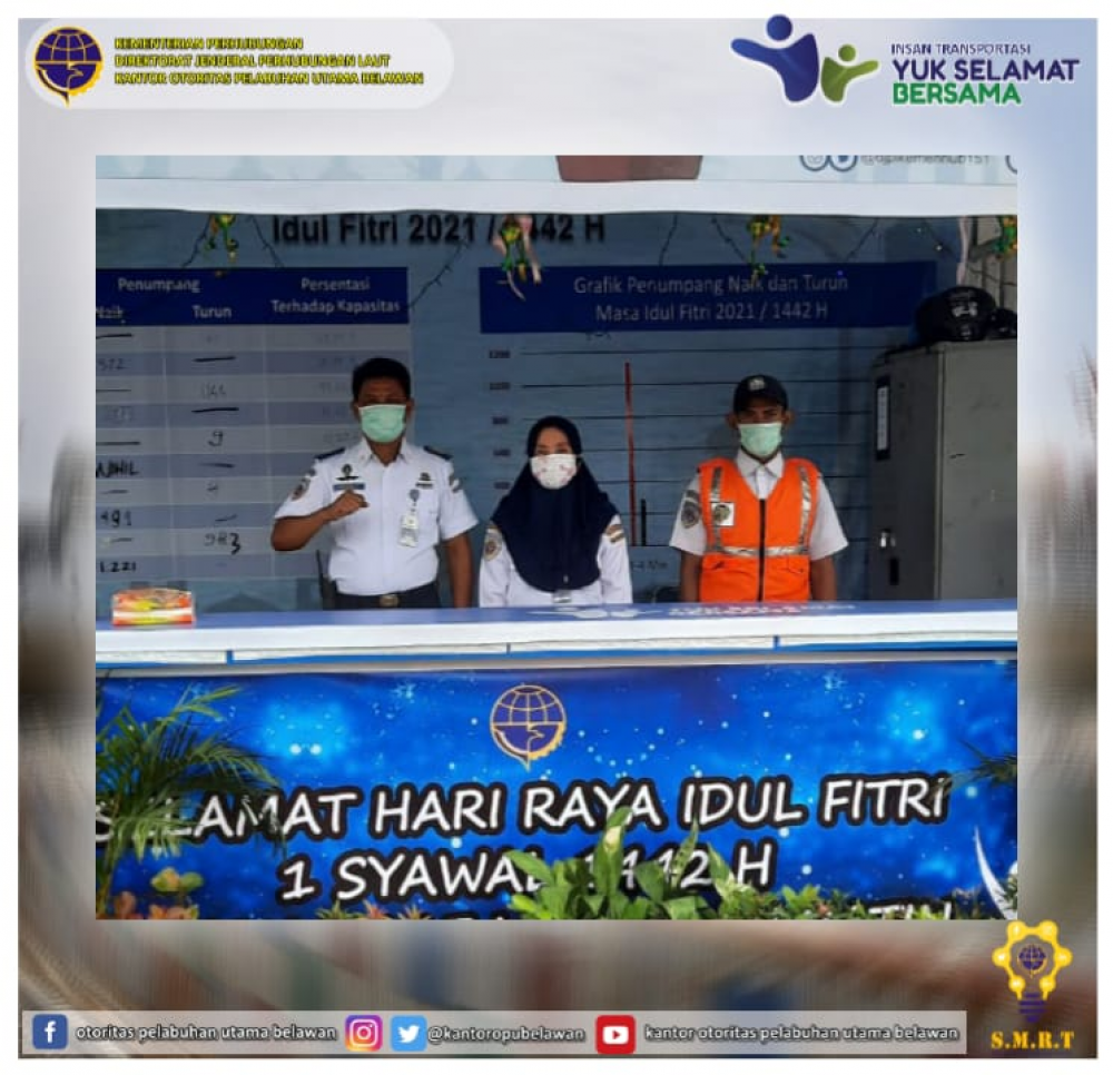 "Kedatangan KM. Kelud di Terminal Bandar Deli Pelabuhan Utama Belawan"