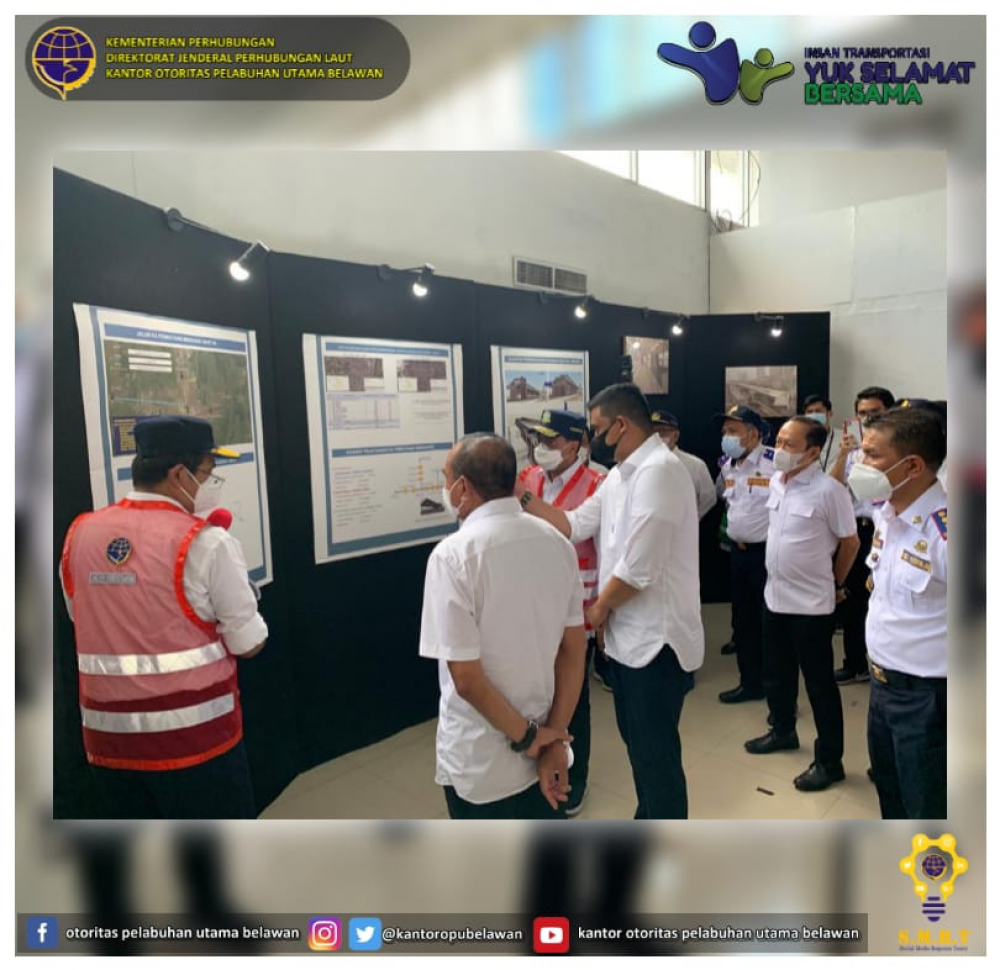 “Kunjungan Kerja Kemenhub di Stasiun KAI Medan”