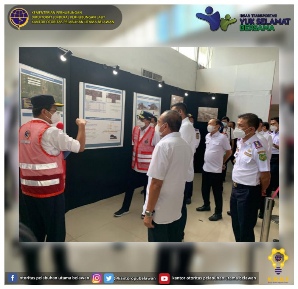 “Kunjungan Kerja Kemenhub di Stasiun KAI Medan”