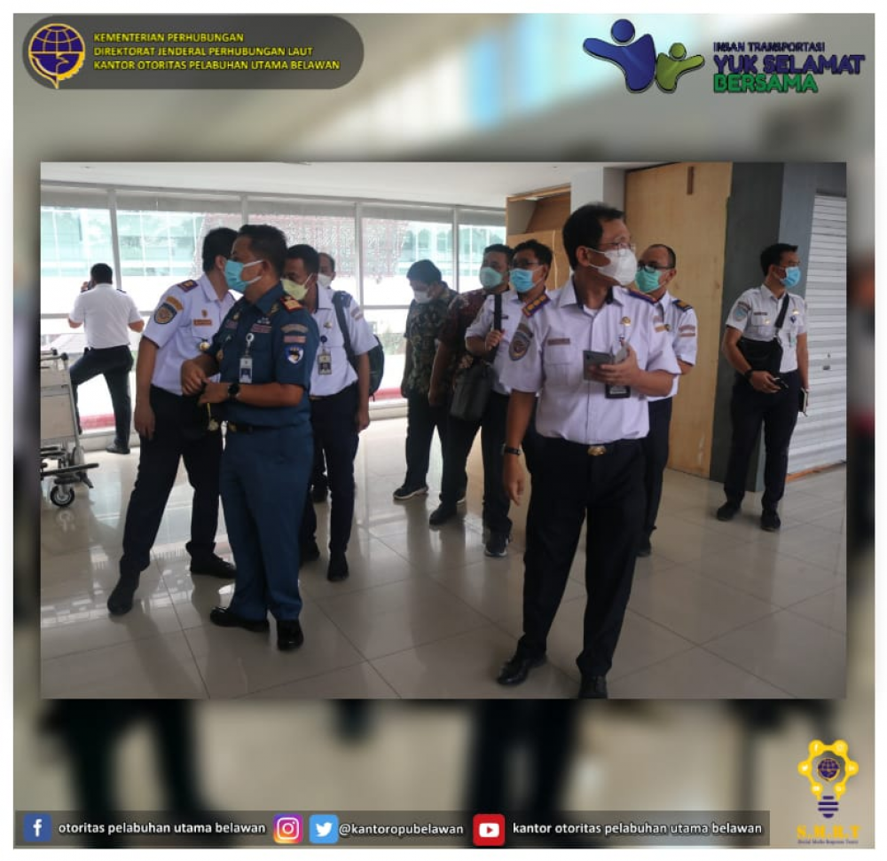 “Kunjungan Kerja Kemenhub di Stasiun KAI Medan”