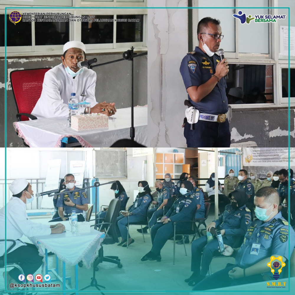 Kegiatan Siraman Rohani Rutin Kantor KSOP Khusus batam
