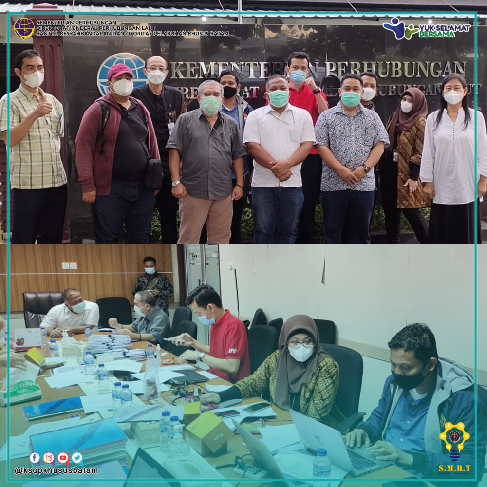 Kantor KSOP Khusus Batam mengikuti Exit Meeting bersama Tim Inspektorat Jenderal Kementerian Perhubungan
