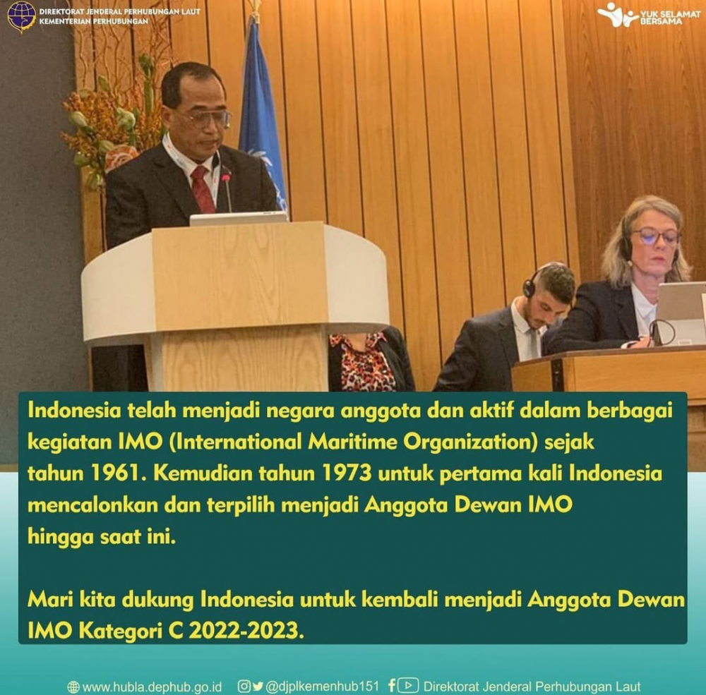 “Pencalonan Indonesia Dewan IMO Kategori C 2022-2023”