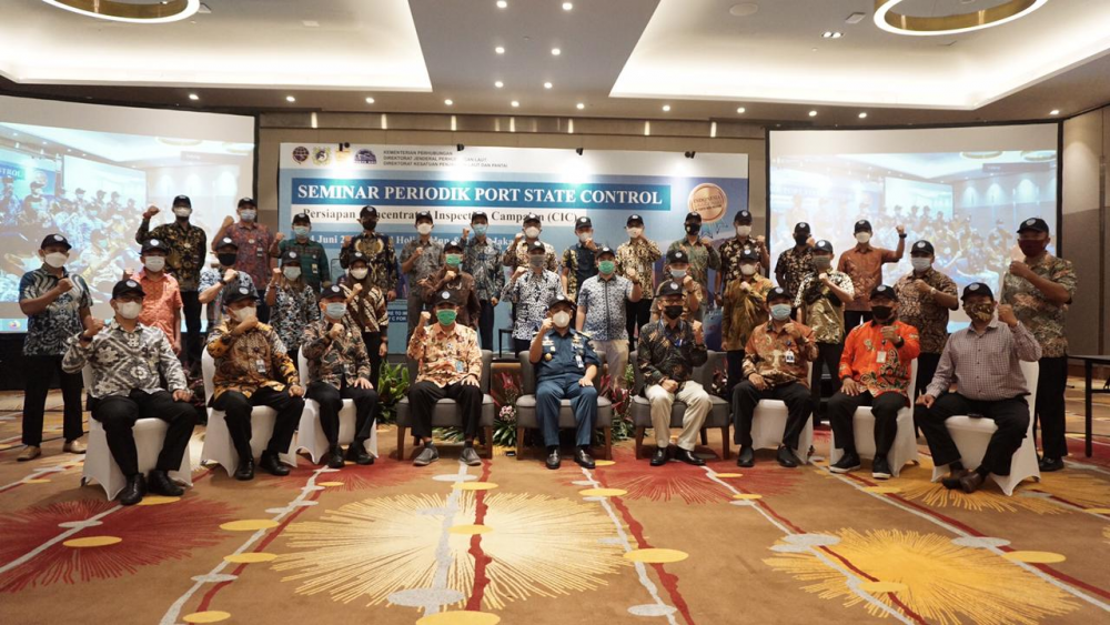 TINGKATKAN  KOMPETENSI PEMERIKSAAN KAPAL ASING KEMENHUB GELAR SEMINAR PERIODIK PSC  BAGI PSCO DAN MARINE INSPECTOR