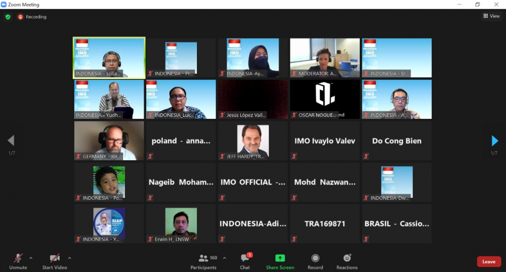 PERKEMBANGAN DIGITALISASI PELABUHAN DI INDONESIA DIPAPARKAN PADA SIDANG IMO FAL KE-45