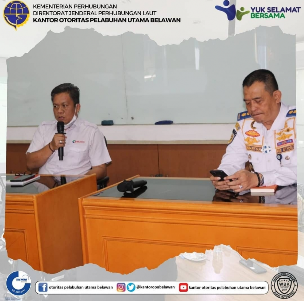 Rapat Pembahasan Reimplementasi VGM di Pelabuhan Belawan