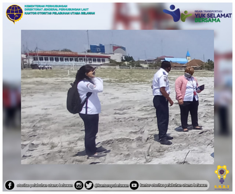 “Rapat Peninjauan Lapangan Tim Teknis Terpadu Pada Pekerjaan Pengerukan Alur dan Kolam Pelabuhan Belawan, Peninjauan Progres Pekerjaan Pemasangan Sheetpile dan Penimbunan di Samping CPO antar Pulau serta Pekerjaan Pemasangan Sheetpile di Fase 1 Belawan”