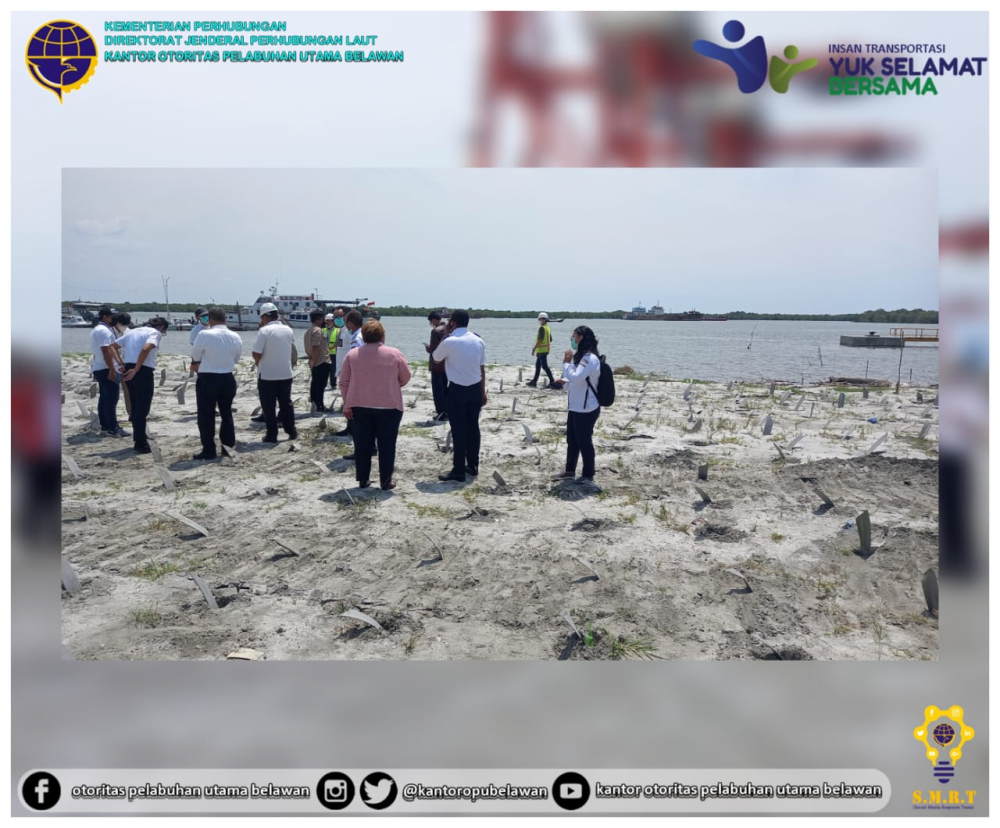 “Rapat Peninjauan Lapangan Tim Teknis Terpadu Pada Pekerjaan Pengerukan Alur dan Kolam Pelabuhan Belawan, Peninjauan Progres Pekerjaan Pemasangan Sheetpile dan Penimbunan di Samping CPO antar Pulau serta Pekerjaan Pemasangan Sheetpile di Fase 1 Belawan”