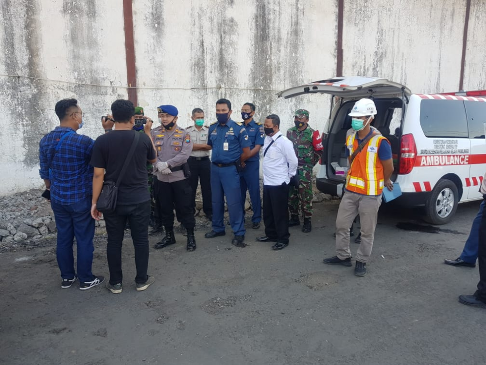 Satgas Covid-19 Pelabuhan Probolinggo Lakukan Rapid antigen kepada penumpang Kapal dari P. Gilimandangin Madura