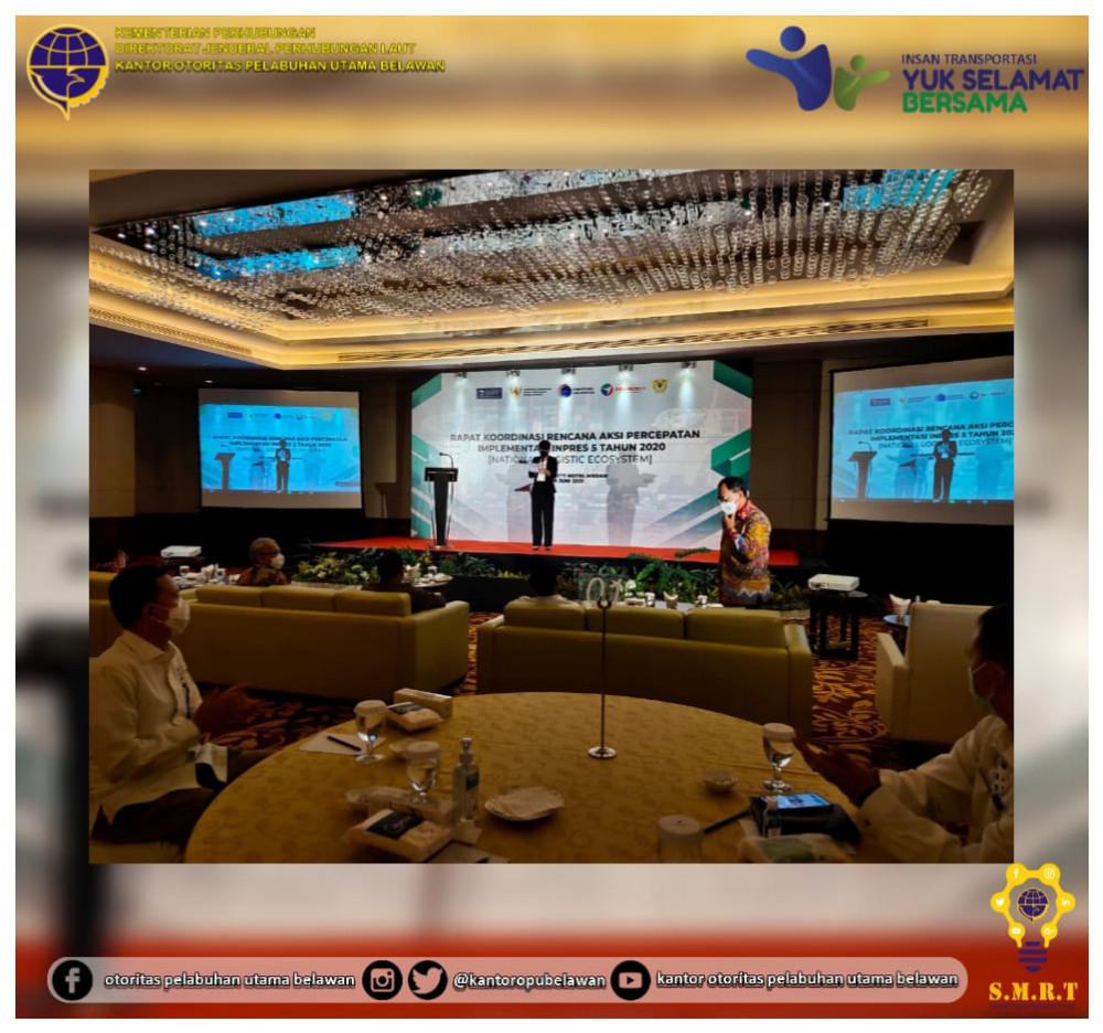”Koordinasi Rencana Aksi Percepatan Implementasi Inpres 5 Tahun 2020 - National Logistic Ecosystem”