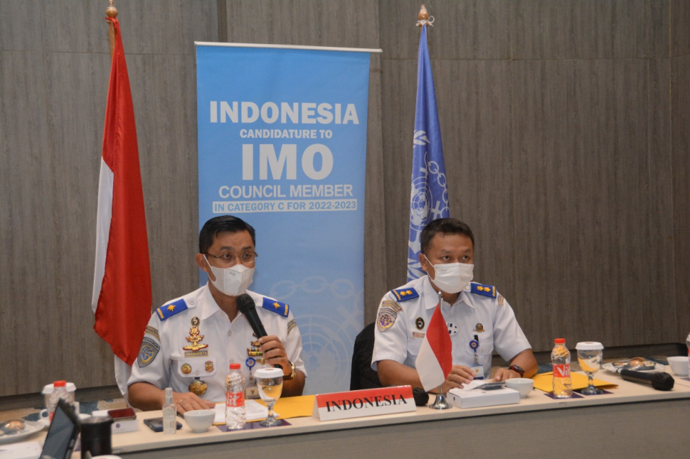 INDONESIA SIAP PERJUANGKAN REDUKSI EMISI YANG IMPLEMENTATIF DI SIDANG IMO MEPC KE 76
