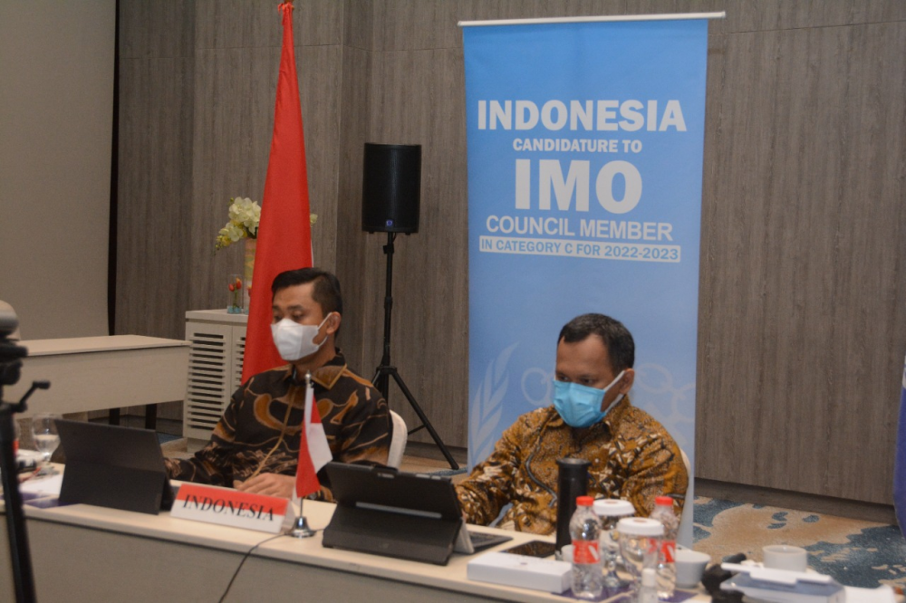 INDONESIA SIAP PERJUANGKAN REDUKSI EMISI YANG IMPLEMENTATIF DI SIDANG IMO MEPC KE 76