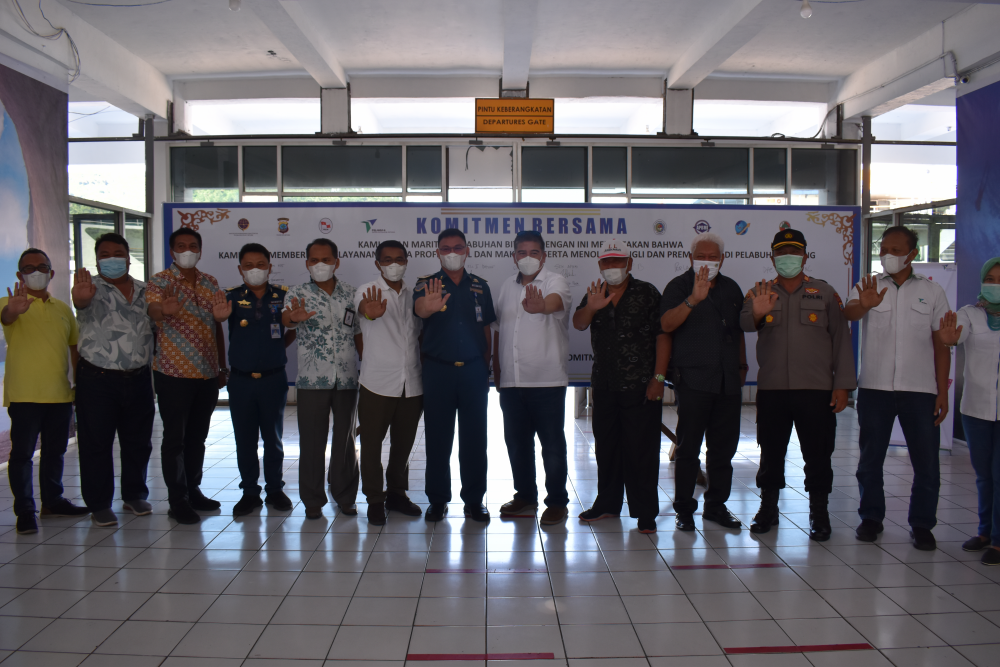 Coffee Morning Berantas Pungli dan Premanisme, Insan Maritim Teken Komitmen Bersama
