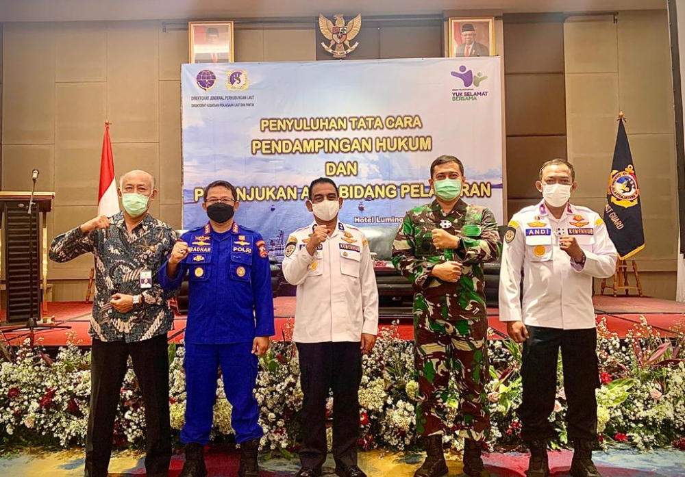 KPLP PERKUAT SINERGI DENGAN POLAIR DAN TNI AL DALAM BIDANG PENEGAKAN HUKUM DI LAUT
