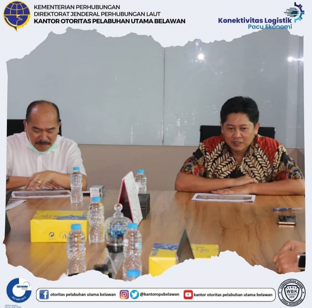 PT. Pelabuhan Indonesia I (Persero) Serahkan Lahan Hasil Reklamasi TPK Belawan Fase 2 Sebesar 5%