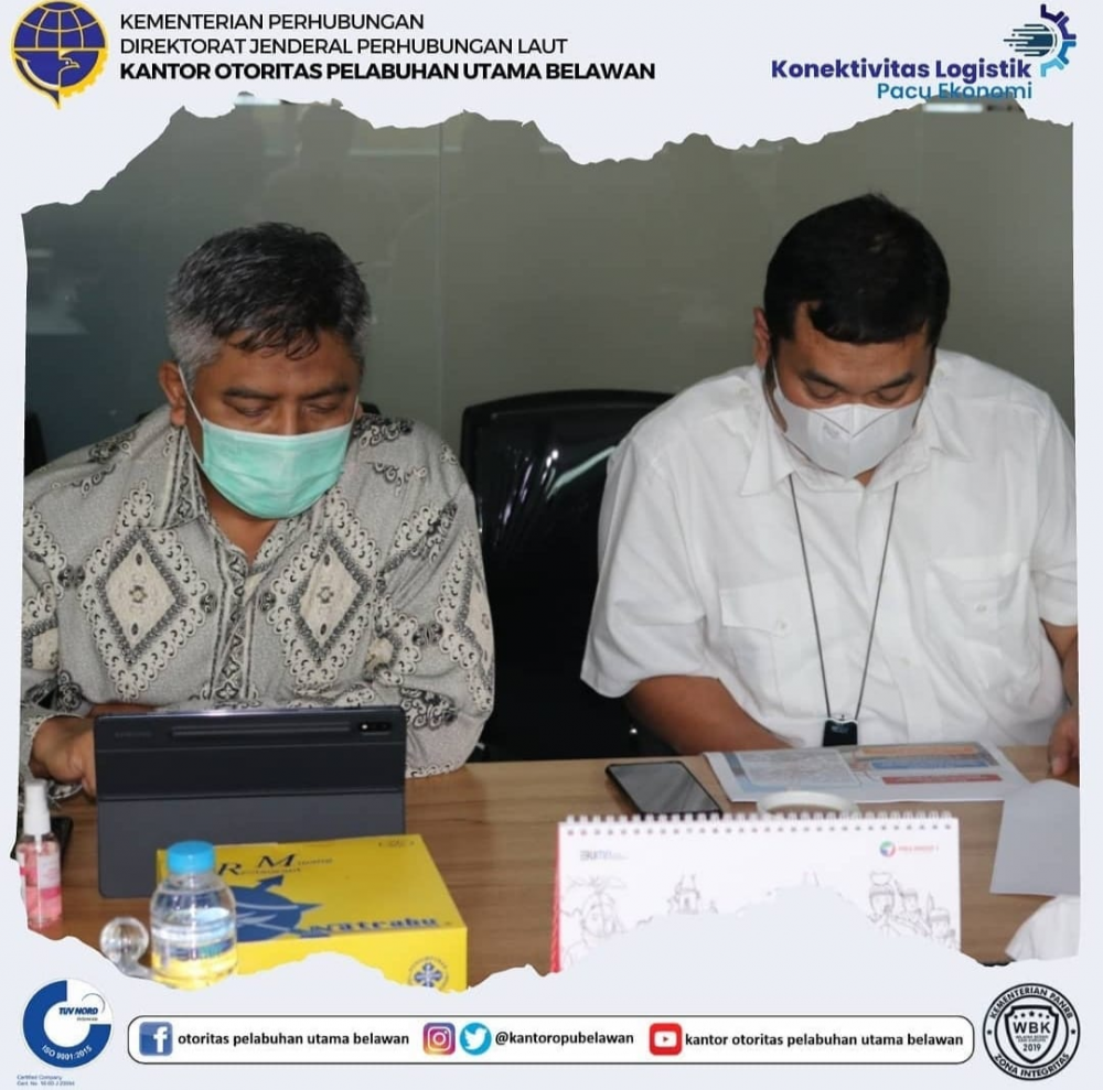PT. Pelabuhan Indonesia I (Persero) Serahkan Lahan Hasil Reklamasi TPK Belawan Fase 2 Sebesar 5%