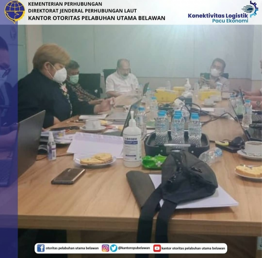 Rapat Pembahasan Teknis Pekerjaan Pengerukan Alur dan Kolam Pelabuhan Belawan