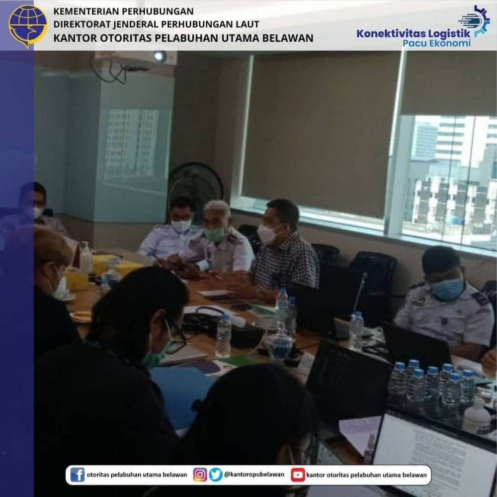 Rapat Pembahasan Teknis Pekerjaan Pengerukan Alur dan Kolam Pelabuhan Belawan