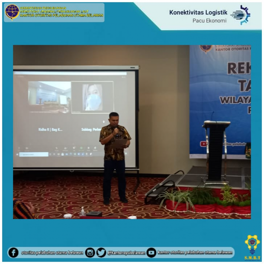 ”Rekonsiliasi Konsesi Tahunan T.A 2020 Wilayah Koordinasi Kantor Otoritas Pelabuhan Utama Belawan”