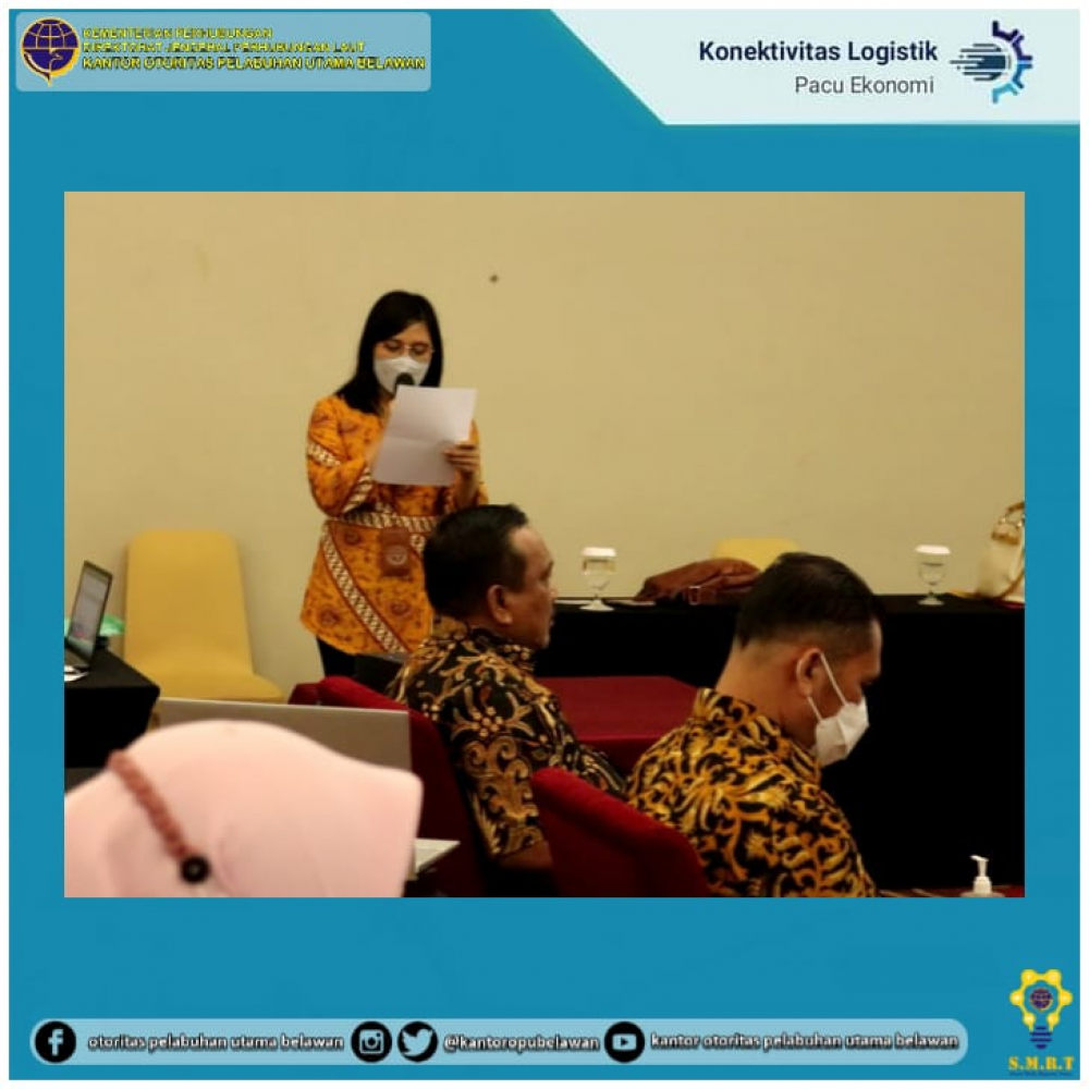 ”Rekonsiliasi Konsesi Tahunan T.A 2020 Wilayah Koordinasi Kantor Otoritas Pelabuhan Utama Belawan”