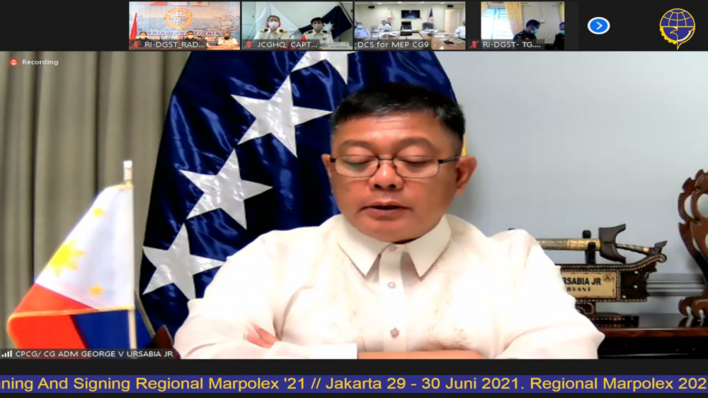 JELANG REGIONAL MARPOLEX 2022, KPLP GELAR PLANNING AND SIGNING REGIONAL MARPOLEX 2021 BERSAMA COAST GUARD FILIPINA DAN JEPANG