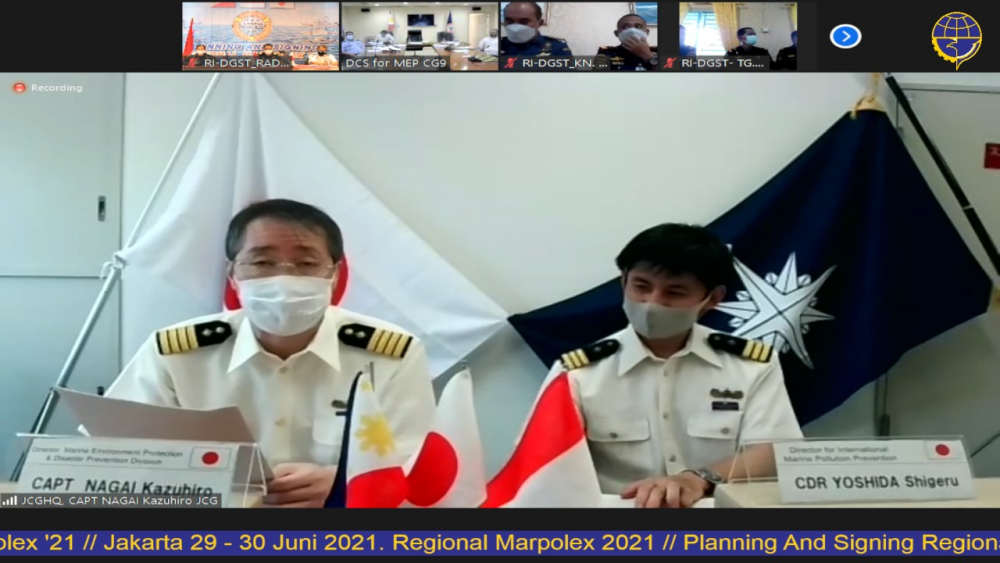 JELANG REGIONAL MARPOLEX 2022, KPLP GELAR PLANNING AND SIGNING REGIONAL MARPOLEX 2021 BERSAMA COAST GUARD FILIPINA DAN JEPANG