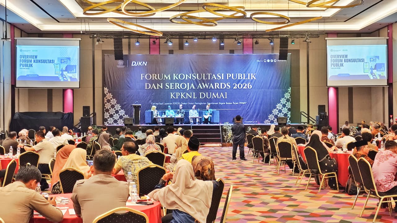 Kantor KSOP Kelas I Dumai Menghadiri Kegiatan Forum Konsultasi Publik dan Seroja Awards Tahun 2026  di The Zuri Hotel Dumai