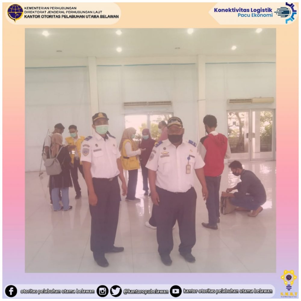 "Keberangkatan Kapal KM. Kelud di Terminal Bandar Deli Belawan”