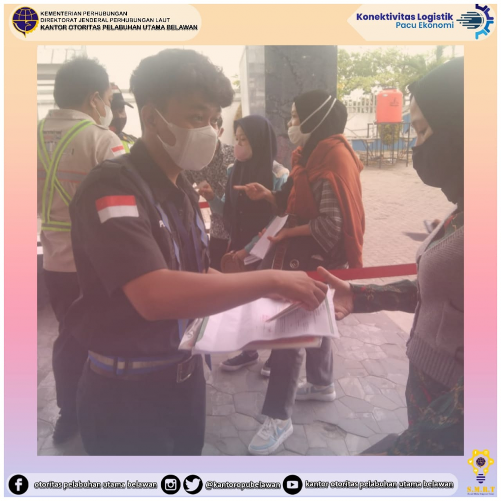"Keberangkatan Kapal KM. Kelud di Terminal Bandar Deli Belawan”