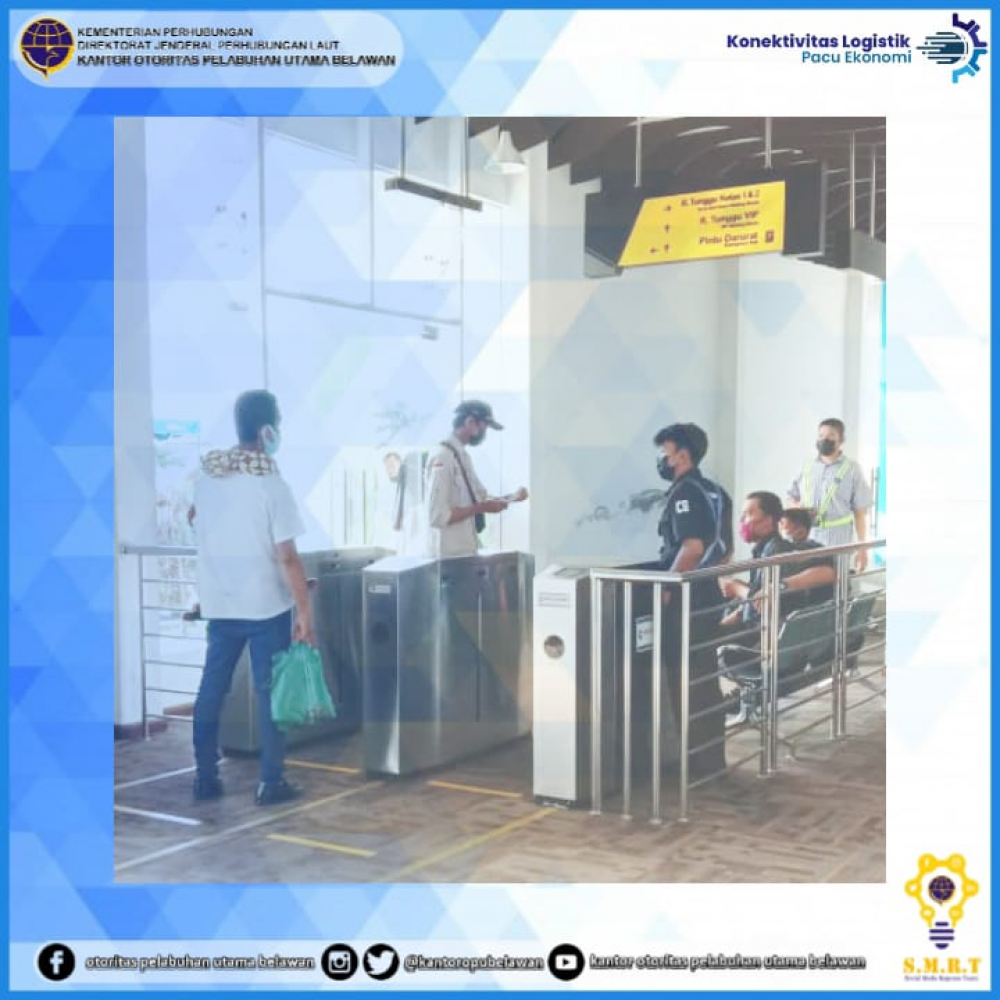 ”Keberangkatan Kapal KM. Kelud di Terminal Bandar Deli Belawan”