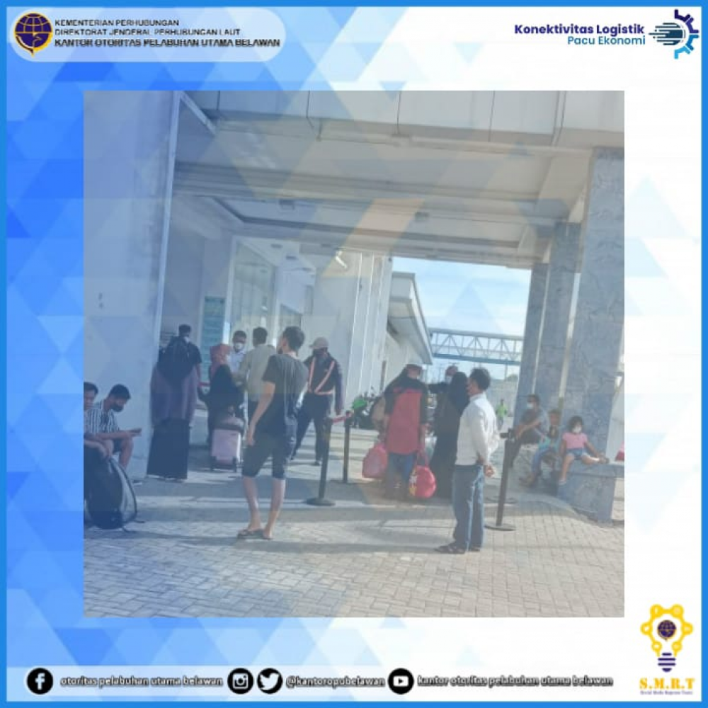 ”Keberangkatan Kapal KM. Kelud di Terminal Bandar Deli Belawan”