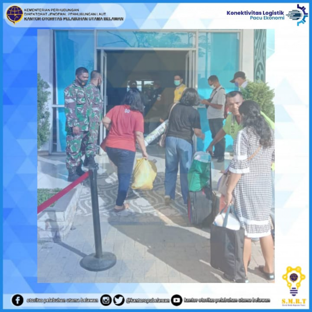 ”Keberangkatan Kapal KM. Kelud di Terminal Bandar Deli Belawan”