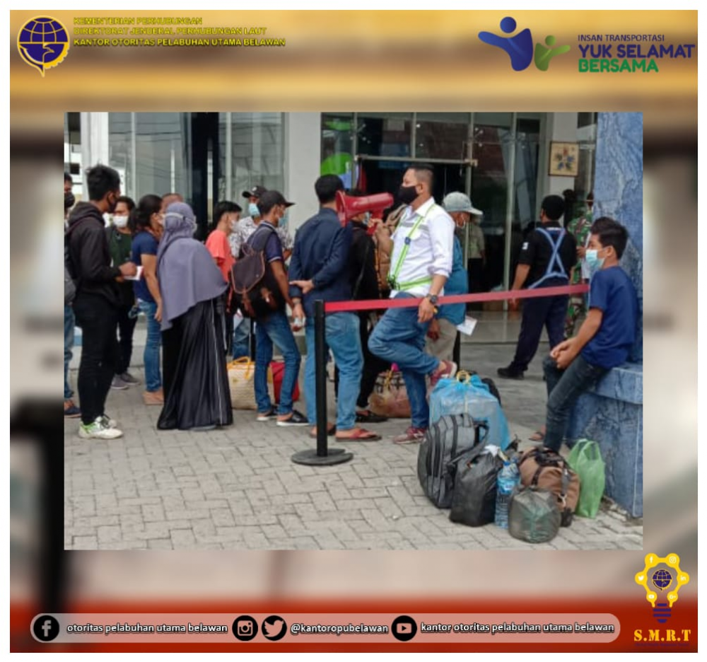 ”Kedatangan Kapal KM. Kelud di Terminal Bandar Deli Belawan”