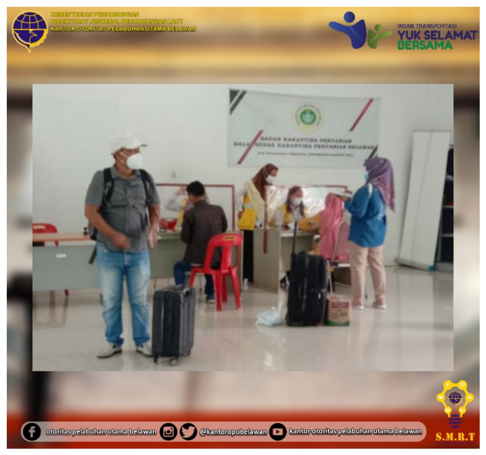 ”Kedatangan Kapal KM. Kelud di Terminal Bandar Deli Belawan”